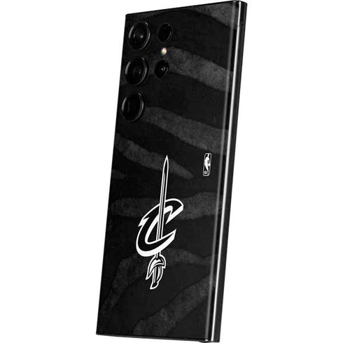 NBA Cleveland Cavaliers Black Animal Print Galaxy S23 Ultra Skin
