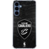 NBA Cleveland Cavaliers Black Animal Print Galaxy S24 Clear Case
