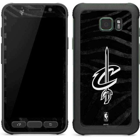 NBA Cleveland Cavaliers Black Animal Print Galaxy S7 Active Skin