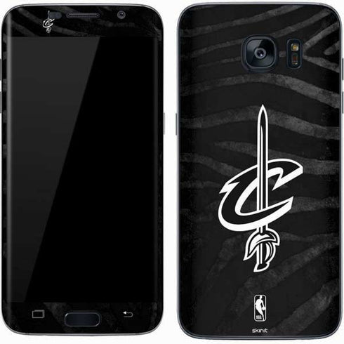 NBA Cleveland Cavaliers Black Animal Print Galaxy S7 Skin