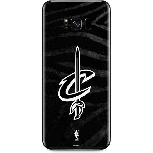 NBA Cleveland Cavaliers Black Animal Print Galaxy S8 Skin