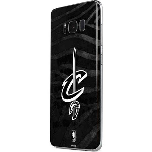 NBA Cleveland Cavaliers Black Animal Print Galaxy S8 Skin