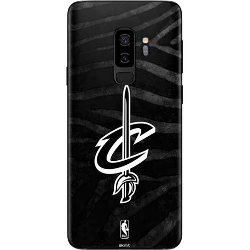 NBA Cleveland Cavaliers Black Animal Print Galaxy S9 Plus Skin