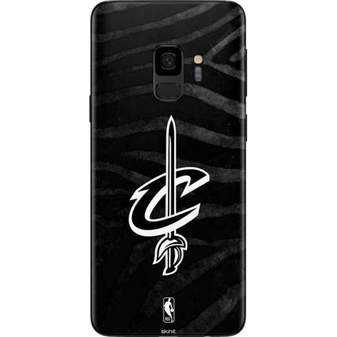 NBA Cleveland Cavaliers Black Animal Print Galaxy S9 Skin