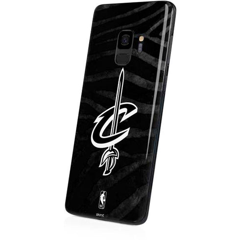 NBA Cleveland Cavaliers Black Animal Print Galaxy S9 Skin