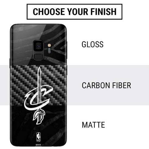 NBA Cleveland Cavaliers Black Animal Print Galaxy S9 Skin