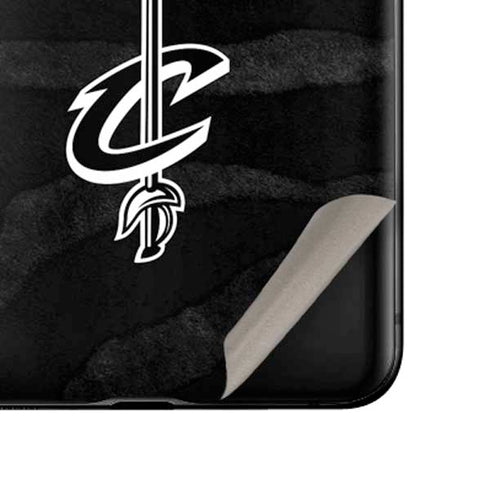 NBA Cleveland Cavaliers Black Animal Print Galaxy Z Flip Skin