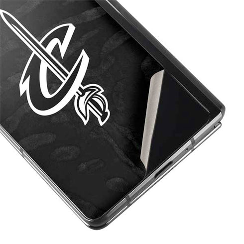 NBA Cleveland Cavaliers Black Animal Print Galaxy Z Fold2 5G Skin