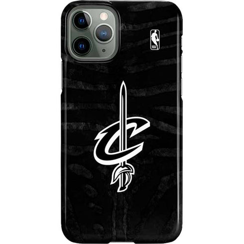 NBA Cleveland Cavaliers Black Animal Print iPhone 11 Pro Lite Case