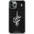 NBA Cleveland Cavaliers Black Animal Print iPhone 11 Pro Max Clear Case