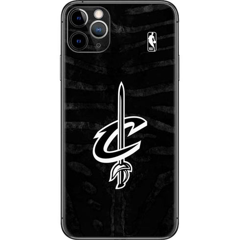 NBA Cleveland Cavaliers Black Animal Print iPhone 11 Pro Max Skin
