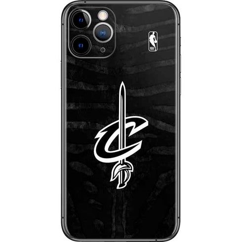NBA Cleveland Cavaliers Black Animal Print iPhone 11 Pro Skin