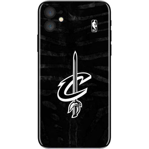 NBA Cleveland Cavaliers Black Animal Print iPhone 11 Skin