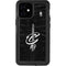 NBA Cleveland Cavaliers Black Animal Print iPhone 12 Mini Waterproof Case