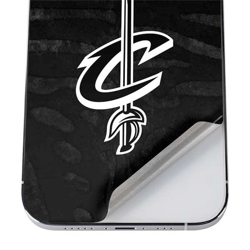 NBA Cleveland Cavaliers Black Animal Print iPhone 12 Pro Max Skin