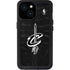 NBA Cleveland Cavaliers Black Animal Print iPhone 13 Mini Waterproof Case