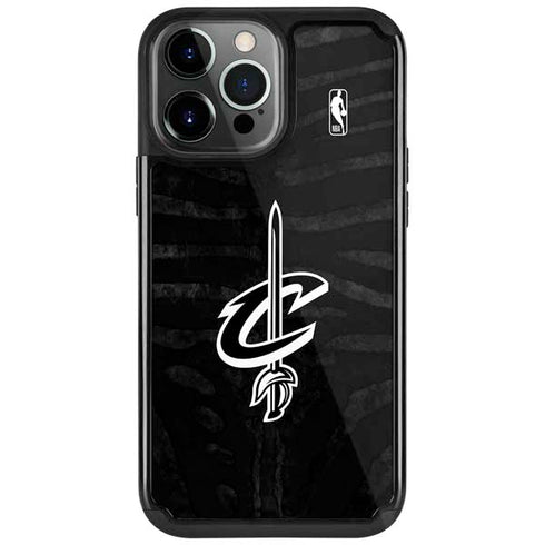 NBA Cleveland Cavaliers Black Animal Print iPhone 13 Pro Cargo Case