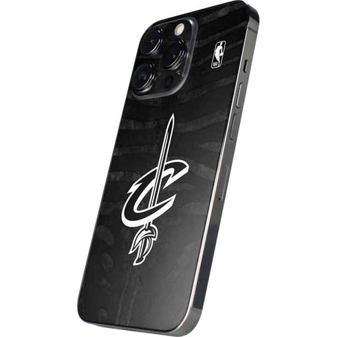 NBA Cleveland Cavaliers Black Animal Print iPhone 13 Pro Max Skin