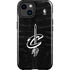 NBA Cleveland Cavaliers Black Animal Print iPhone 15 Plus Impact Case