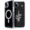NBA Cleveland Cavaliers Black Animal Print iPhone 15 MagSafe Case