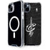 NBA Cleveland Cavaliers Black Animal Print iPhone 15 Plus MagSafe Case