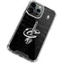 NBA Cleveland Cavaliers Black Animal Print iPhone 14 Pro Clear Case