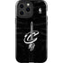 NBA Cleveland Cavaliers Black Animal Print iPhone 15 Pro Max Impact Case