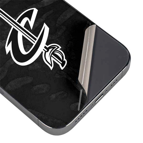 NBA Cleveland Cavaliers Black Animal Print iPhone 14 Pro Max Skin