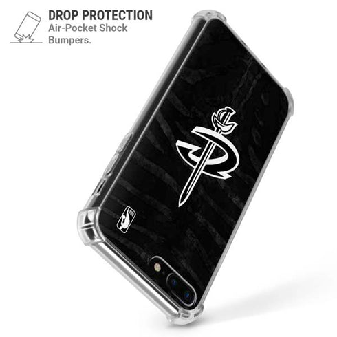 NBA Cleveland Cavaliers Black Animal Print iPhone 7/8 Plus Clear Case