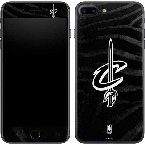 NBA Cleveland Cavaliers Black Animal Print iPhone 8 Plus Skin
