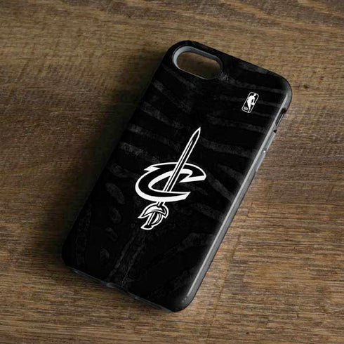 NBA Cleveland Cavaliers Black Animal Print iPhone 8 Pro Case