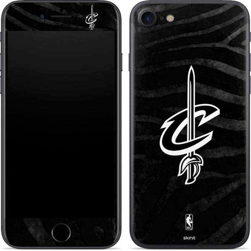 NBA Cleveland Cavaliers Black Animal Print iPhone 8 Skin