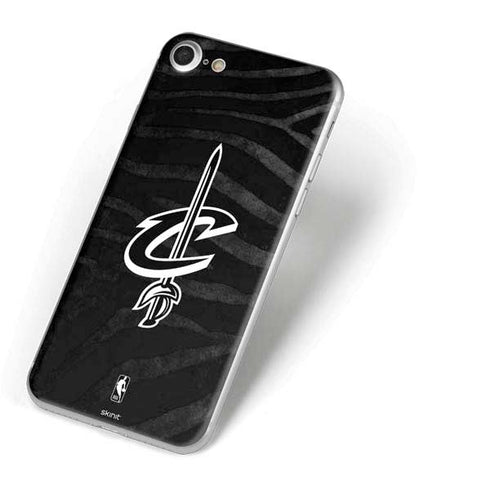 NBA Cleveland Cavaliers Black Animal Print iPhone 8 Skin