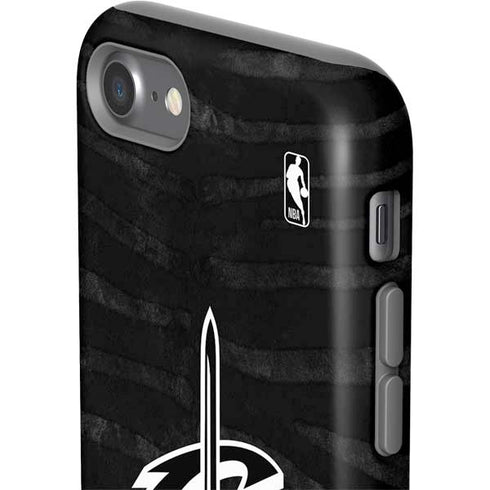 NBA Cleveland Cavaliers Black Animal Print iPhone SE (2nd & 3rd Gen) Pro Case
