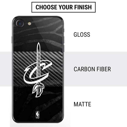 NBA Cleveland Cavaliers Black Animal Print iPhone SE (2nd & 3rd Gen) Skin