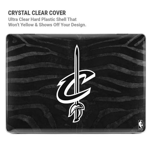 NBA Cleveland Cavaliers Black Animal Print MacBook Air 15in (2023-2025) Case plus Skin