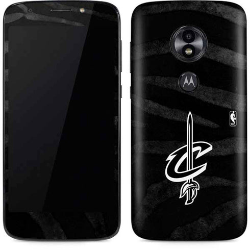 NBA Cleveland Cavaliers Black Animal Print Moto E5 Play Skin