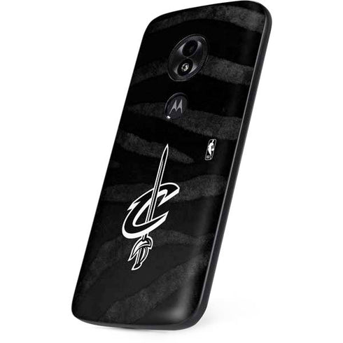 NBA Cleveland Cavaliers Black Animal Print Moto E5 Play Skin