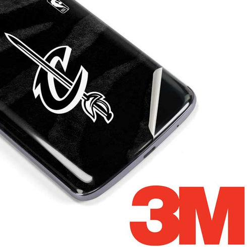 NBA Cleveland Cavaliers Black Animal Print Moto E5 Plus Skin