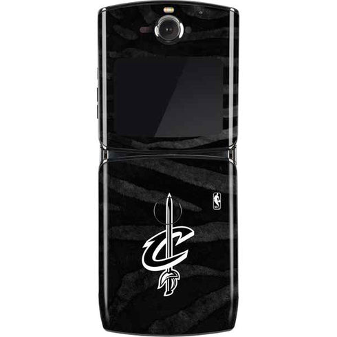 NBA Cleveland Cavaliers Black Animal Print Motorola RAZR Skin