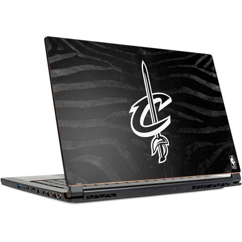 NBA Cleveland Cavaliers Black Animal Print MSI GS65 Stealth Laptop Skin