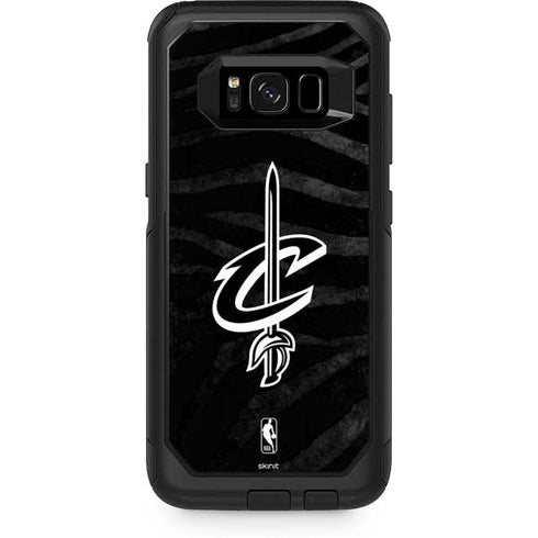 NBA Cleveland Cavaliers Black Animal Print Otterbox Commuter Galaxy Skin