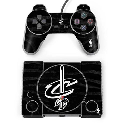 NBA Cleveland Cavaliers Black Animal Print PlayStation Classic Bundle Skin