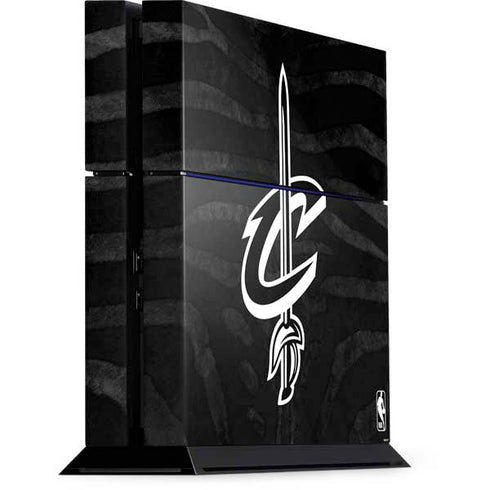NBA Cleveland Cavaliers Black Animal Print PS4 Console Skin