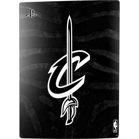 NBA Cleveland Cavaliers Black Animal Print PS5 Bundle Skin