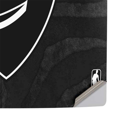 NBA Cleveland Cavaliers Black Animal Print PS5 Slim Disk Console Skin