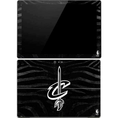 NBA Cleveland Cavaliers Black Animal Print Surface Pro 4 Skin