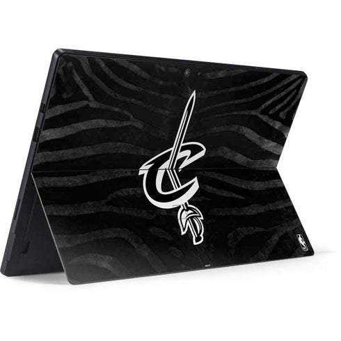 NBA Cleveland Cavaliers Black Animal Print Surface Pro 6 Skin