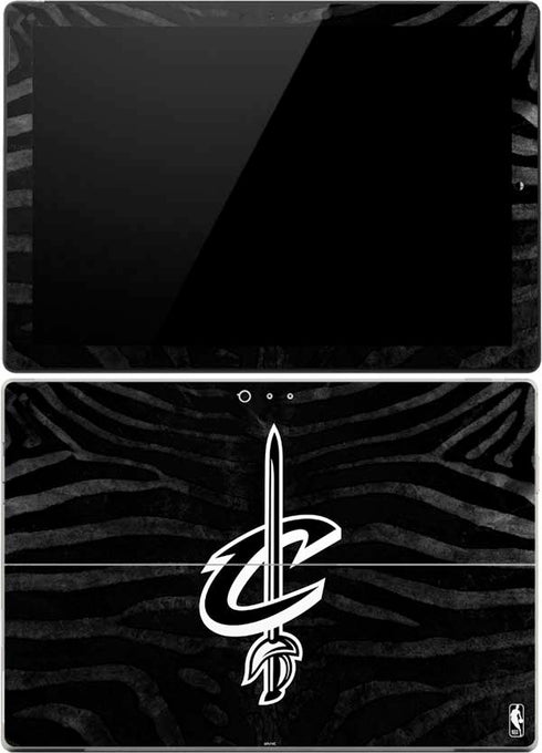 NBA Cleveland Cavaliers Black Animal Print Surface Pro (2017) Skin
