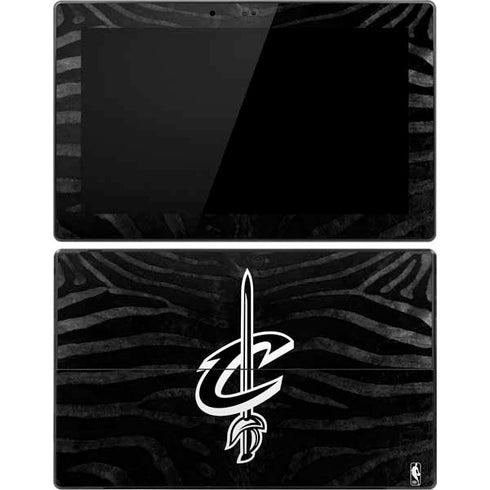 NBA Cleveland Cavaliers Black Animal Print Surface Pro Tablet Skin